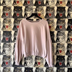 The Great bubble sleeve sweatshirt